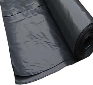 Extra Thick Black Heavy Duty Polythene Sheeting Roll Tarps Uk