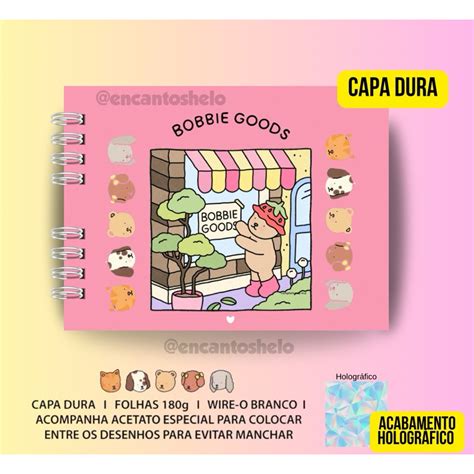 Livro Bobbie Goods 50 Folhas - BOBBIE GOODS 50 FOLHAS LIVRO COLORIR PRONTA ENTREGA A5 | Shopee Brasil