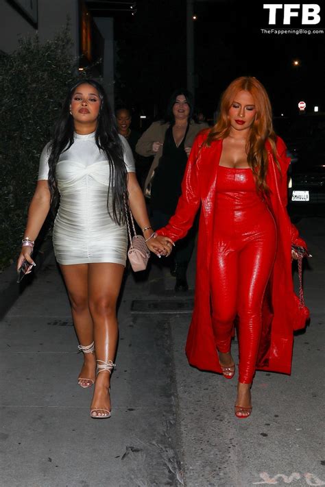 Yris Palmer Looks Hot In Red At Craigs Restaurant Photos PinayFlixx Mega Leaks