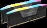 VENGEANCE RGB 32GB 2x16GB DDR5 DRAM 6400MT S C36 Memory Kit Black