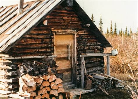 Old Trappers Cabin In Alaska Log Cabin Rustic Rustic Cabin Cabins