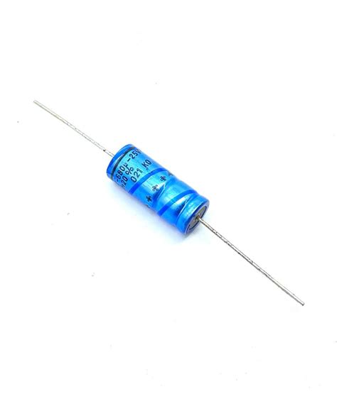 Kit Com 02 PeÇas Capacitor Eletrolitico 680uf 25v Axial 10x25mm Vishay