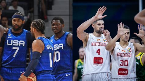 USA Vs Montenegro FIBA World Cup 2023 Date Time Where To Watch Live