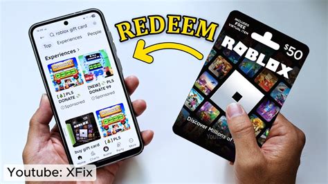 How To Redeem Roblox Gift Card On Mobile