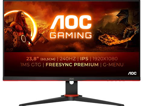 AOC 24G2ZE/BK 24 Zoll Full-HD Gaming Monitor (0,5 ms Reaktionszeit ...