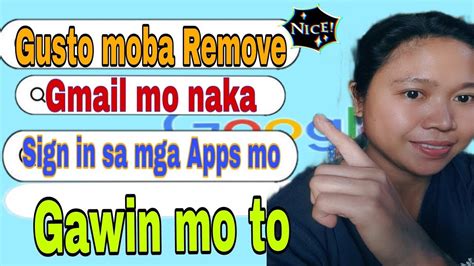 Paano Mag Delete Or Mag Remove Ng Gmail Account Na Sign In Sa Mga Apps