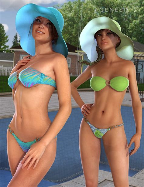 Ring Bikini Textures Daz 3D