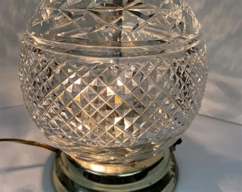 Crystal Ball Table Lamp Etsy