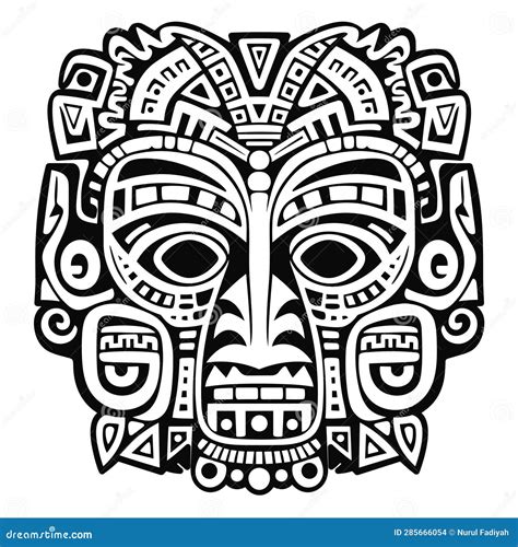 Tribal Hawaii Totem African Traditional Wooden Mask Hawaii Mask Exotic