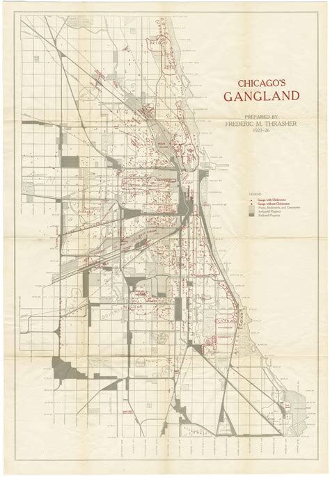Mapping Chicago's youth gangs during the Roaring Twenties - Rare