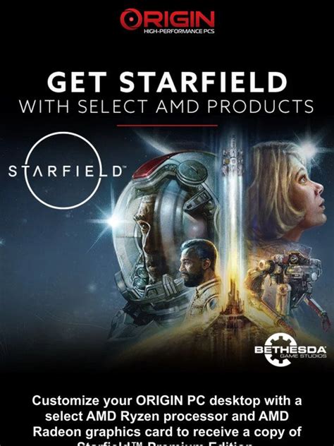 Origin Pc Discover Starfield Premium Edition With An Origin Pc Powered