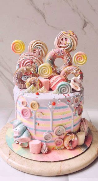 Pretty Cake Designs For Any Celebration Yummy Cake Decorated With Sweets