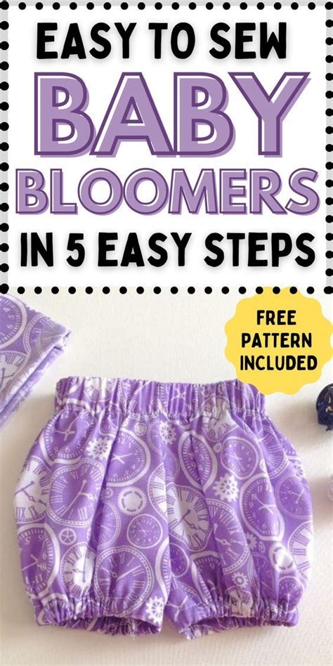 Easy Baby Bloomers In Steps Simple Sewing Project Baby Clothes