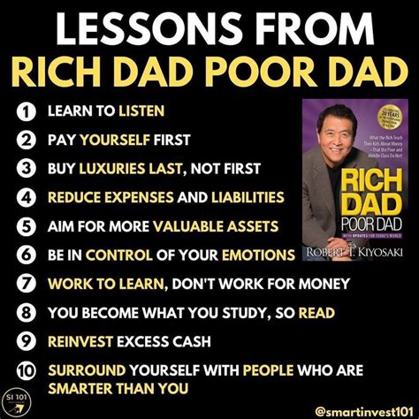 Entrepreneurship Mindset On Instagram “lessons From Rich Dad Poor Dad🧠have You Read The Book