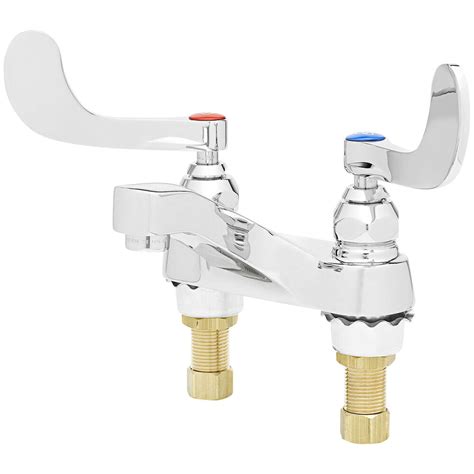 T S B Deck Mounted Medical Lavatory Faucet With Eterna Cartridges