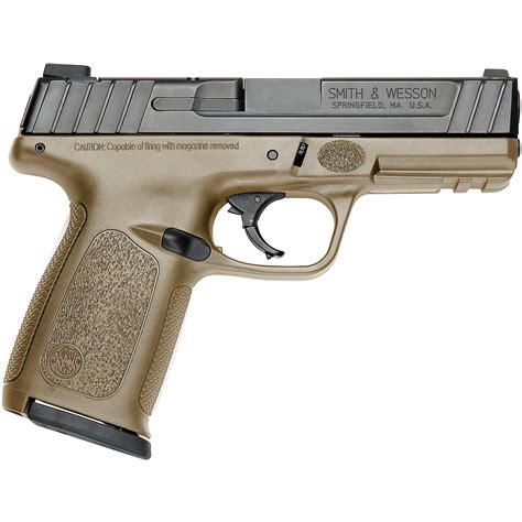 Smith And Wesson Sd9 Fde 9mm Full Sized 16 Round Pistol Academy