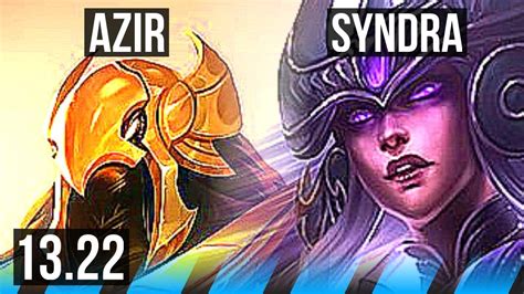 Azir Vs Syndra Mid Rank Azir M Mastery Games