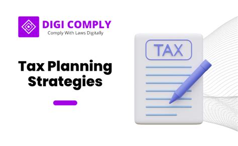 Tax Planning Strategies Digicomply