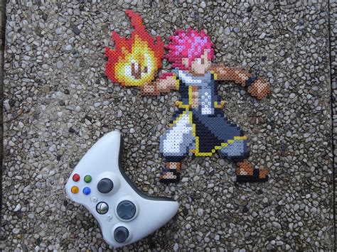 Natsu Fairy Tail Perler Bead Sprite Pixel Art By Bigbossff Deviantart