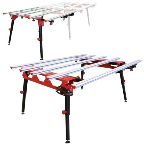 RUBI 18984 Stół roboczy Slab System Versa-Tile + przedłużenie stołu ...