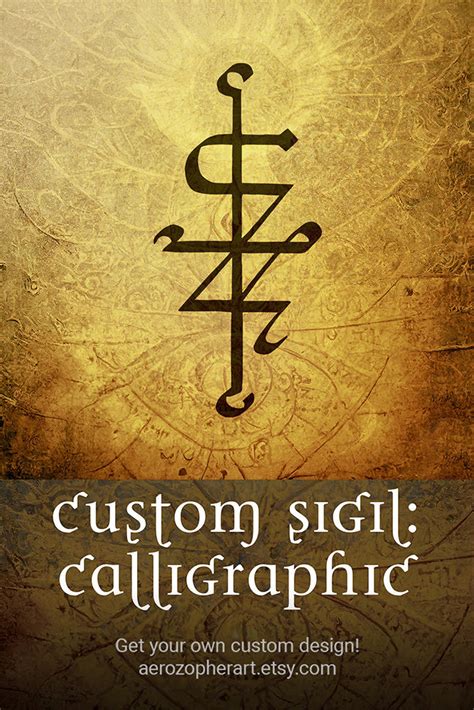 sigil commission style calligraphic sigil  aerozopher  deviantart
