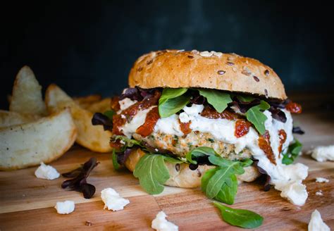 Greek Salmon Burger With Lemon Tzatziki The Delicious Plate