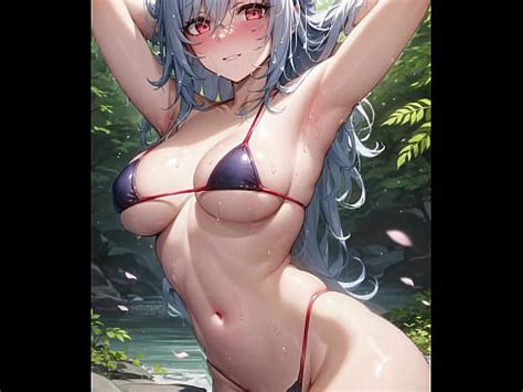 D ANIMATED AI GENERATED Cathy And I Explore A Nude Beach With Pussy Masturbation ASMR Sound