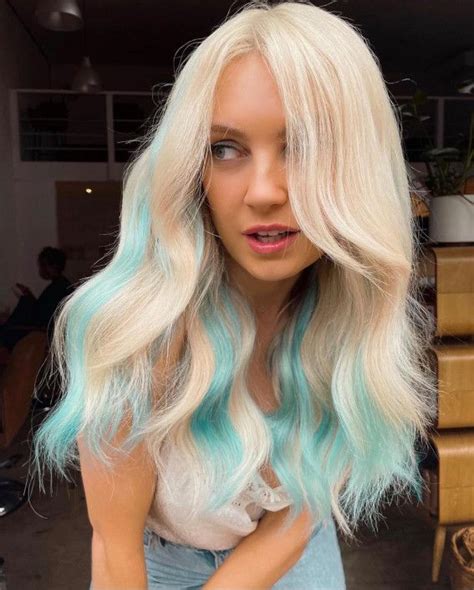 40 Crazy Hair Colour Ideas To Try In 2022 Platinum Blonde And Blue