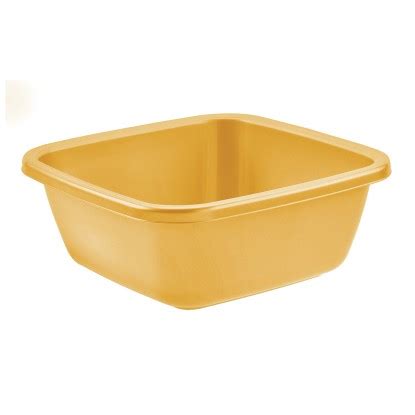 Bacinella In Plastica Classica 9 L 34x34 Cm Giallo OBI