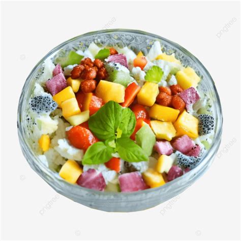 Creamy Fruit Salad Fruit Salad Creamy Mayo Png Transparent Clipart