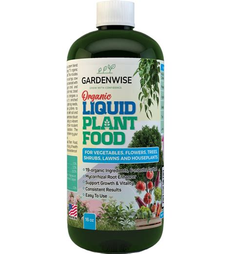 Amazon Gardenwise All Purpose Organic Plant Food With Mycorrhizal