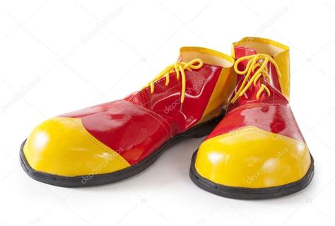 Red and yellow clown shoes — Stock Photo © egal #21430569