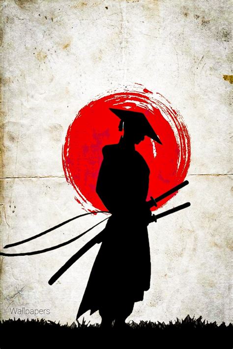 Ronin Wallpaper Samurai Wallpaper Japanese Wallpaper Red Suncool