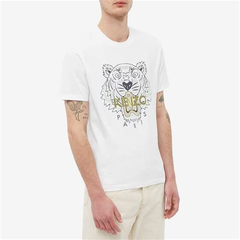Kenzo Mens Classic Tiger T Shirt In White Kenzo