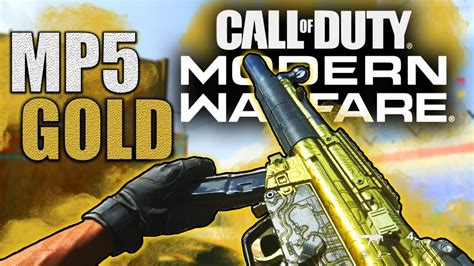 Pegando A Gold Na Querida Mp5 Call Of Duty Modern Warfare Youtube