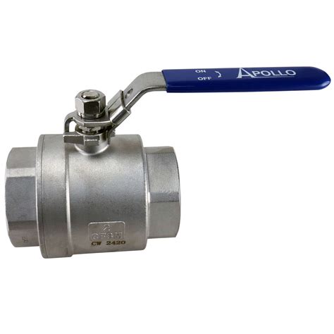 Apollo 96F Series 2 in. Stainless Steel FNPT Ball Valve Full Port - Ace