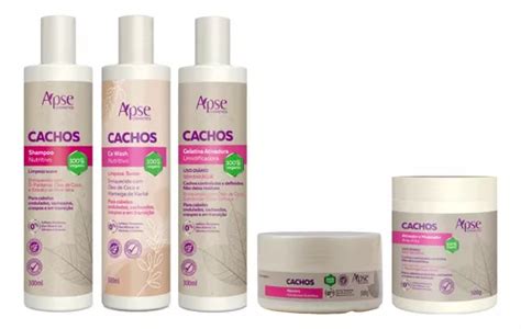 Apse Cachos Shampoo E Co Wash E Gelatina E M Sc E Ativador Mercadolivre