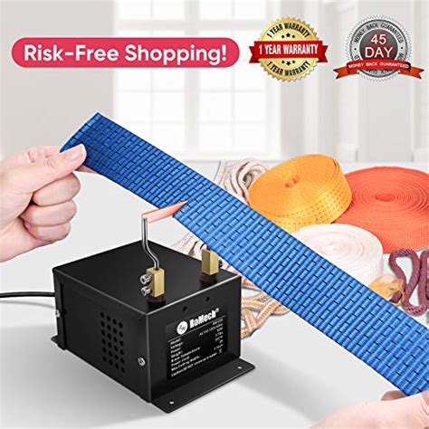 Snapklik Romech Electric Rope Cutter Hot Knife Thermal Blade For Braid Fabric Webbing