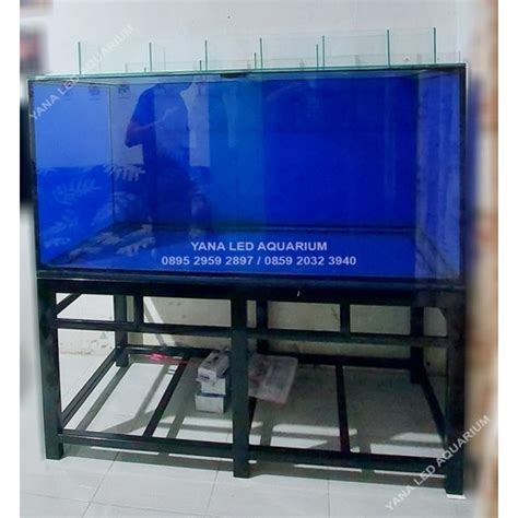 Jual Paket Aquarium Rak Besi Filter Talang Full Set 150x50x50 10mm