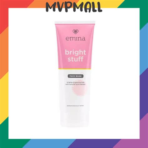 Bisa Cod Emina Bright Stuff Face Wash Ml Ml Original Bpom Facial