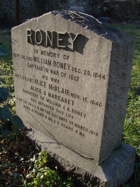 William Roney Find A Grave Memorial