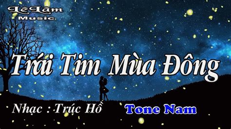 Karaoke Tr I Tim M A Ng Tone Nam L L M Music Youtube