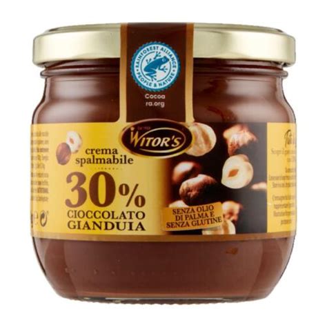 Crema Spalmabile Cioccolato Nocciole Gianduia Witor S La Nocciola