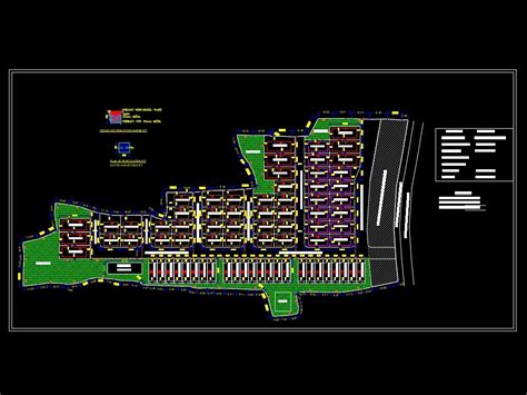 Conjunto De Viviendas En AutoCAD Librería CAD