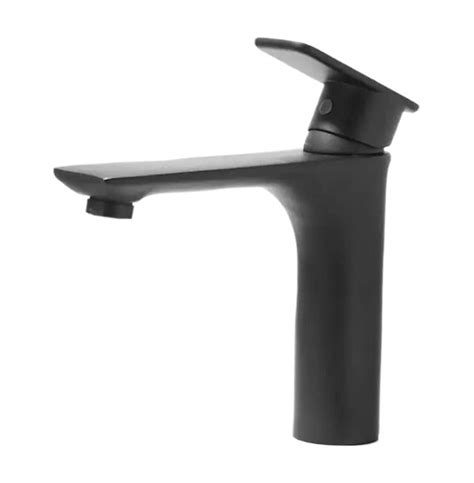 Hot Cold Bathroom Basin Faucet Matte Black Sink Faucet Single Lever Brass Crane Water Mixer