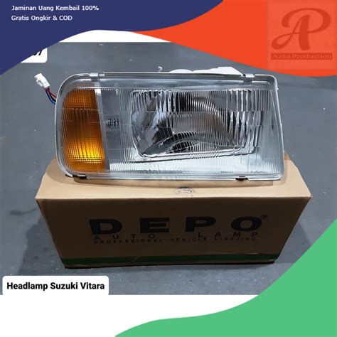 Jual Lampu Depan Head Lamp Suzuki Vitara Sidekick Escudo Depo Shopee