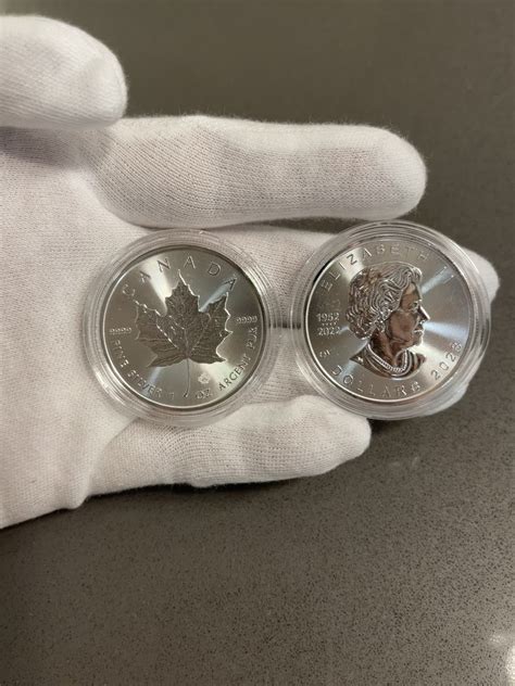 1 oz Canadian Silver Maple Leaf Coin – Merchantman & Sons