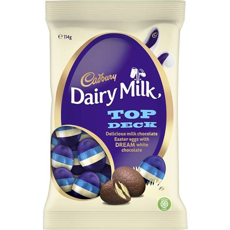 Cadbury Dairy Milk Top Deck Egg Bag Dinkum