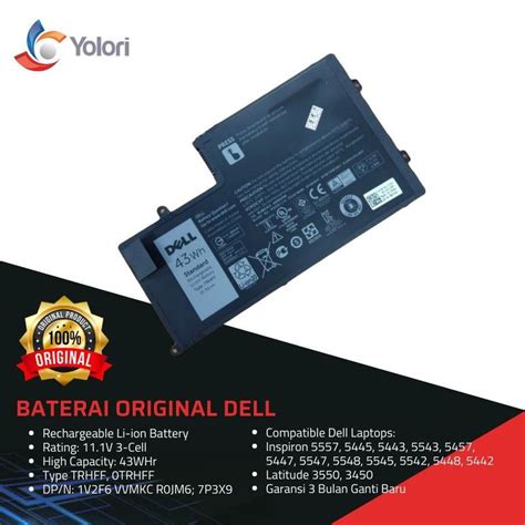 Baterai Original Dell Inspiron 14 5447 5448 5442 Latitude 3550 3450