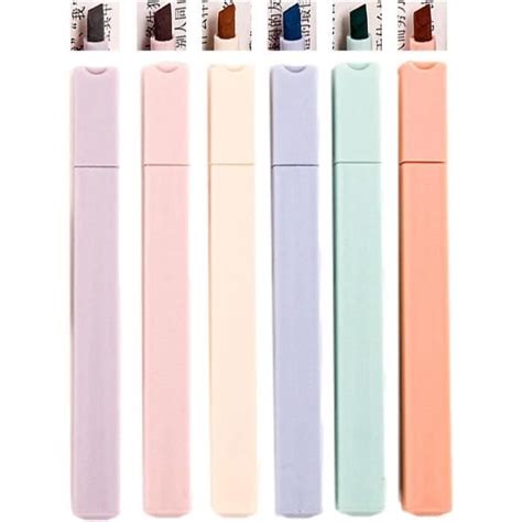 Surligneurs 6 Couleurs Surligneurs Et Stylos Pastel Rose Mignon Sans